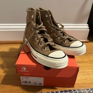 Suede Converse high tops